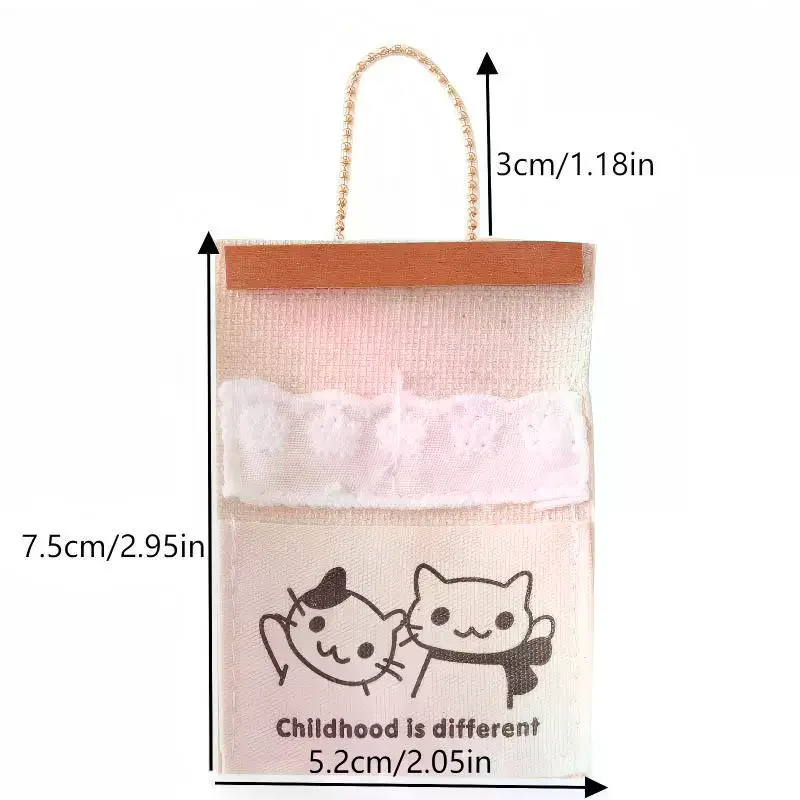 1/12 دمية لطيف حقيبة تخزين جدارية صغيرة جيوب معلقة دمية مشهد المنزل اكسسوارات الديكور المشهد الصغير صور المهنية #6