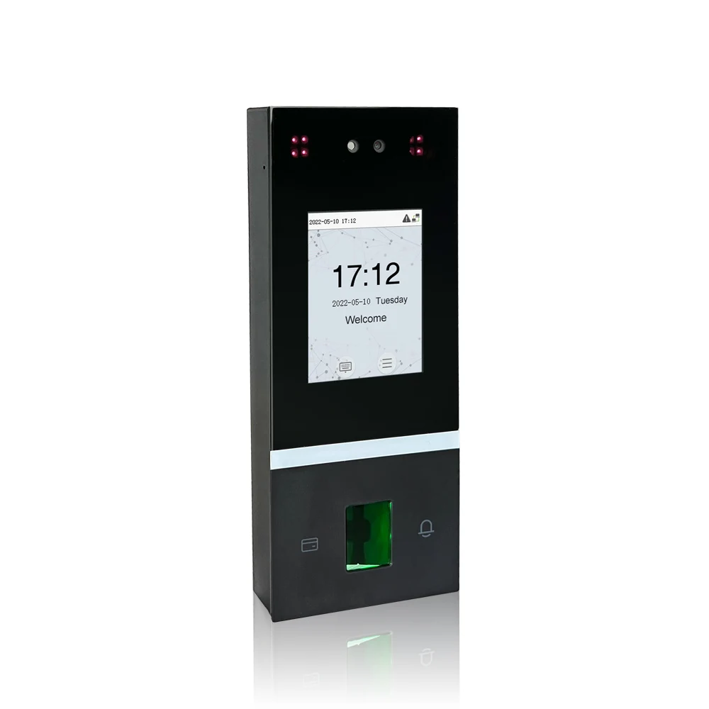 2.8 inch TFT LCD  TCP & Wifi 1500 fingerprint 1500 face ZK access control and time attendance facial recognition