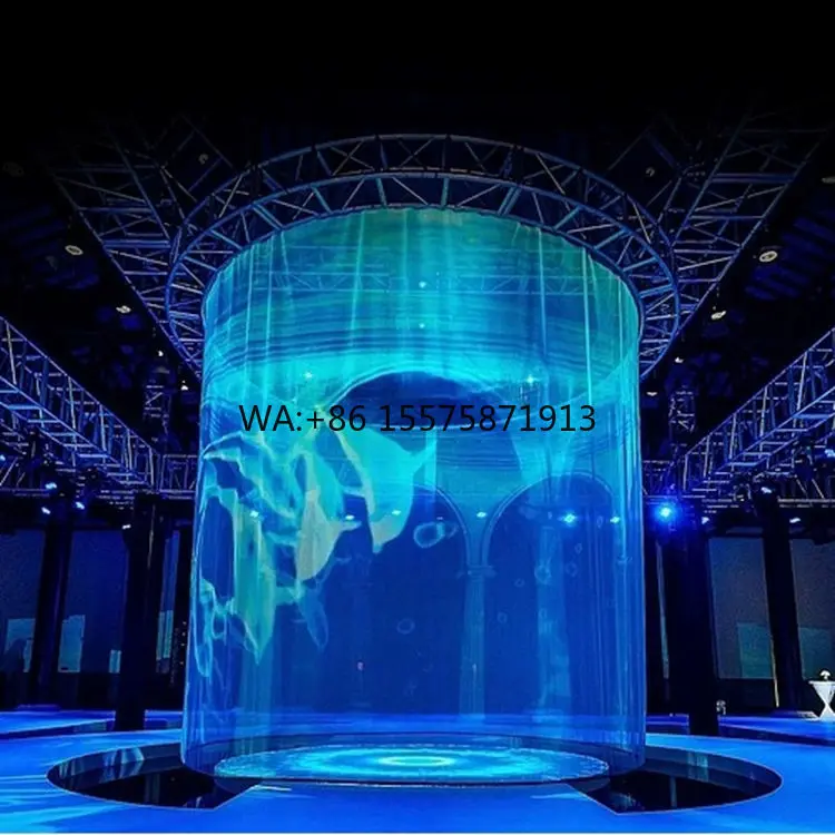 Customizable Transparent P30 Glass LED Video Wall Display Screen Thin Flexible Window for Retail Store Elevator Education OEM
