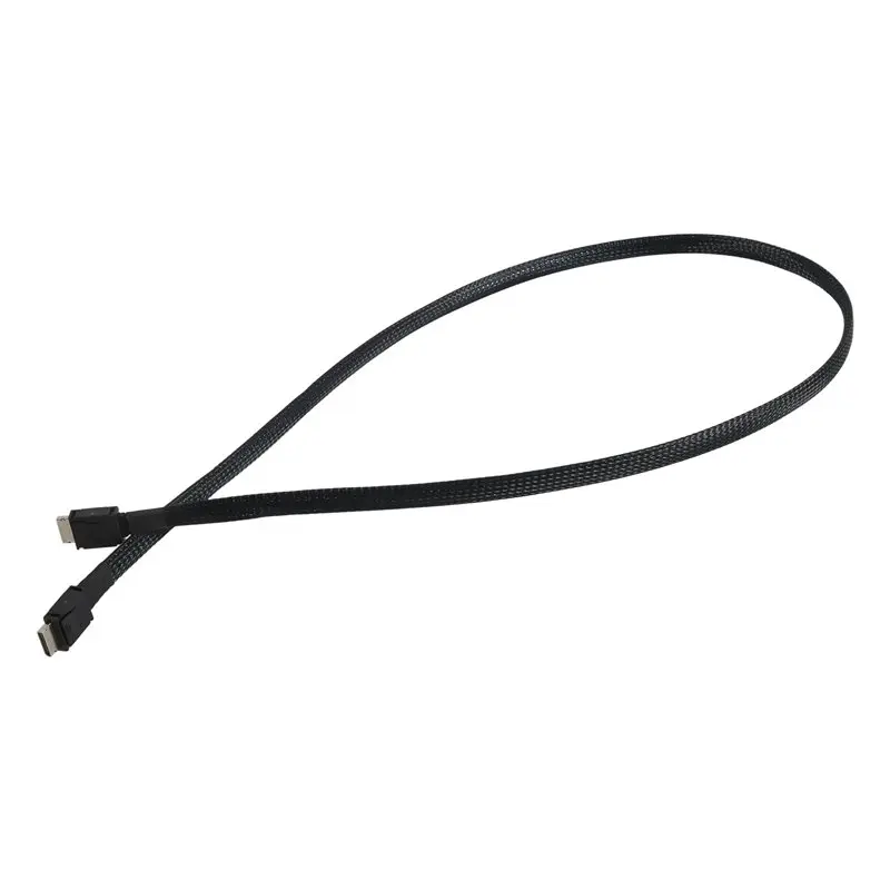 PCIE Oculink SFF 8611 4I To MINI SAS SFF-8611 4I Server Super Speed Cable Data Extension Cable Data Transfer Line 1M-ABIU