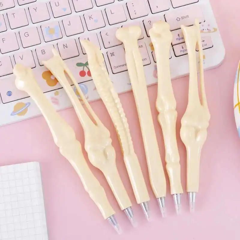 1 pezzo penna a sfera osso umano scuola forniture per ufficio decorazione bambini regalo di Halloween Ellen Brook cancelleria creativa scheletro