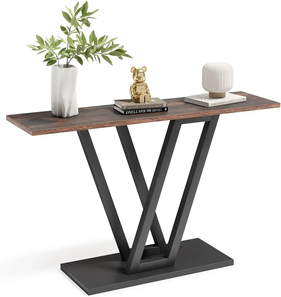 

Console Table Hallway Table for Entryway 43 Inch Sofa Table Entryway Tables for Living Room, Rustic Brown