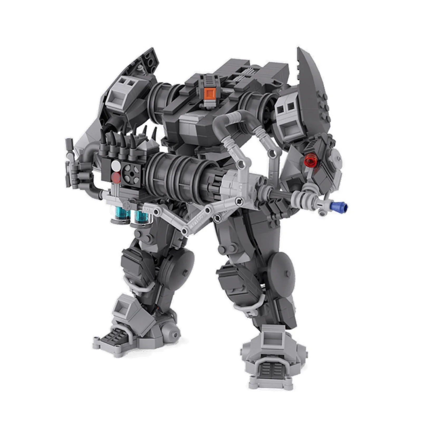 ヘビータイタンメカ MOC ビルディングブロック クラシックゲームスタイル クリエイティブおもちゃ 子供向け