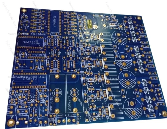 TDA1541 PCB Blank Board Fourth Edition Immersion Gold Board