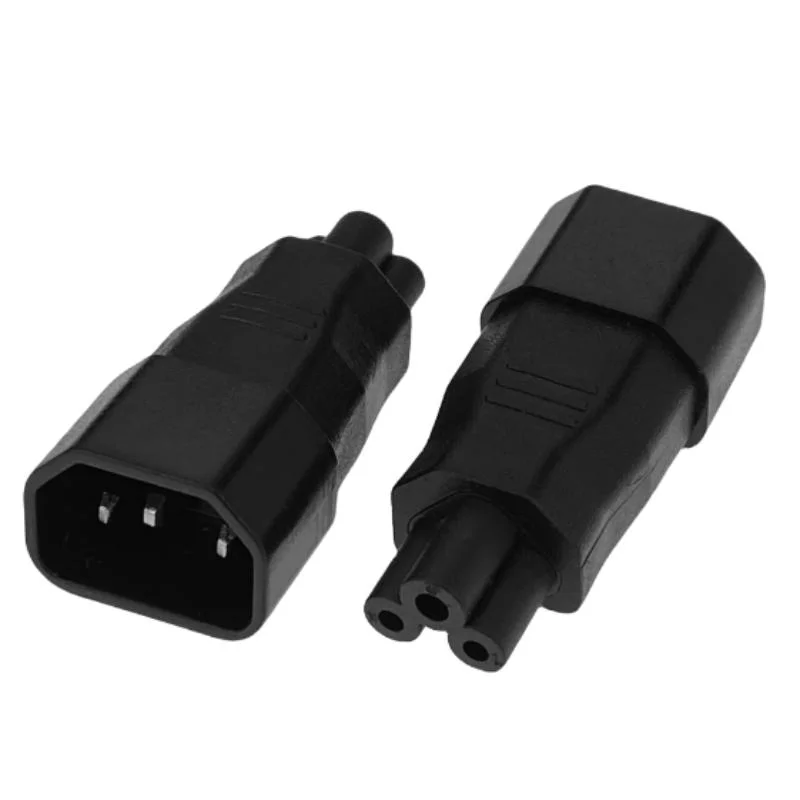 1pcs Plug Convertor C5 To C14 IEC320 Female Power Industrial Plug Adapter