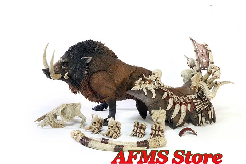 D20 Studio 1/12 Scale Collection Figure Boar Bone Spurs Ancient animals Fit 6-7 Inch Action Figure Doll Mount Model Removable