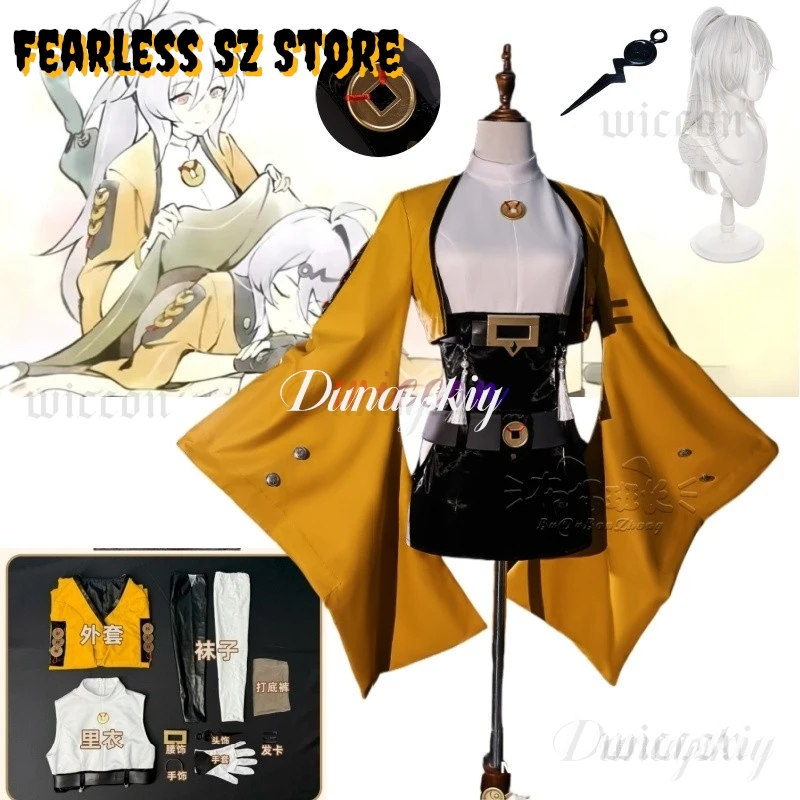 

Zenless Zone Zero Yijiang Cosplay 코스프레 Uniform Yixuan Sister Headwear Yunkui Summit Outfit Halloween Party Women Girls Props