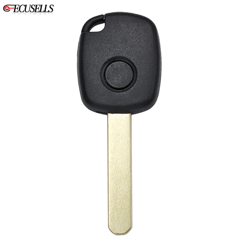 Ecusells 1 Button Remote Key Shell Case Smart Car Key Housing Cover Uncut Blade for Honda CR-V Odyssey Fit City Civic for Accord