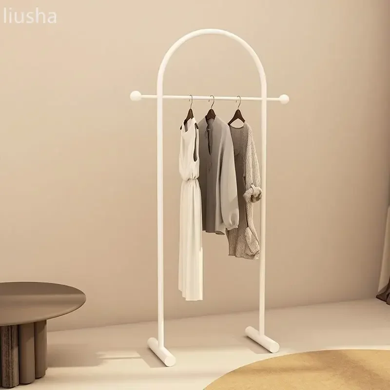 Hanging hanger floor to bedroom corner coat rack indoor hanging hanger storage rack floor pole