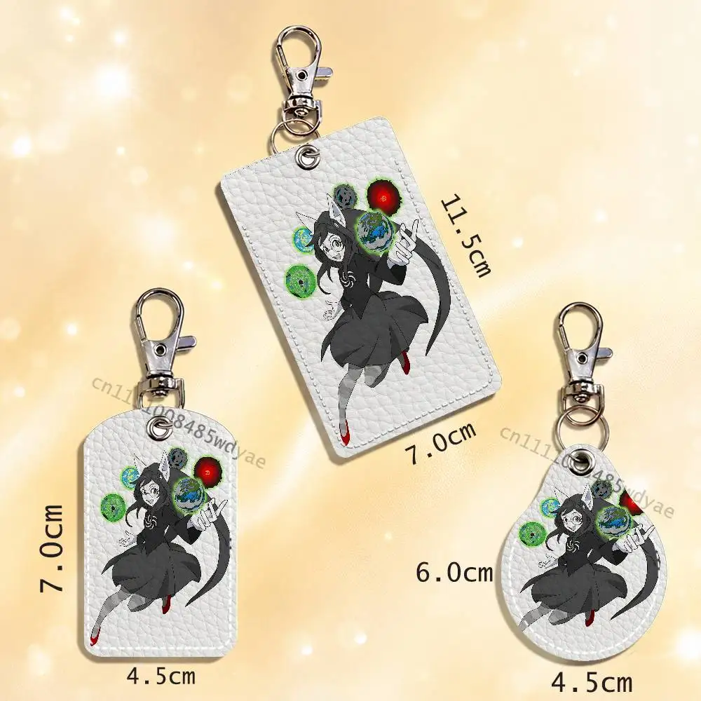 J-Jade Harley Customizable Card Case Leather Card Holder Keychain Key Ring Transportation Card Case view 6