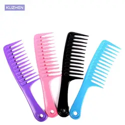 Wide Teeth Hairdressing Comb Tranparent Hair Wig Comb For Hairstyling Detangle Big Hair Comb Ideal For Long Hair Smooth 23.8cm