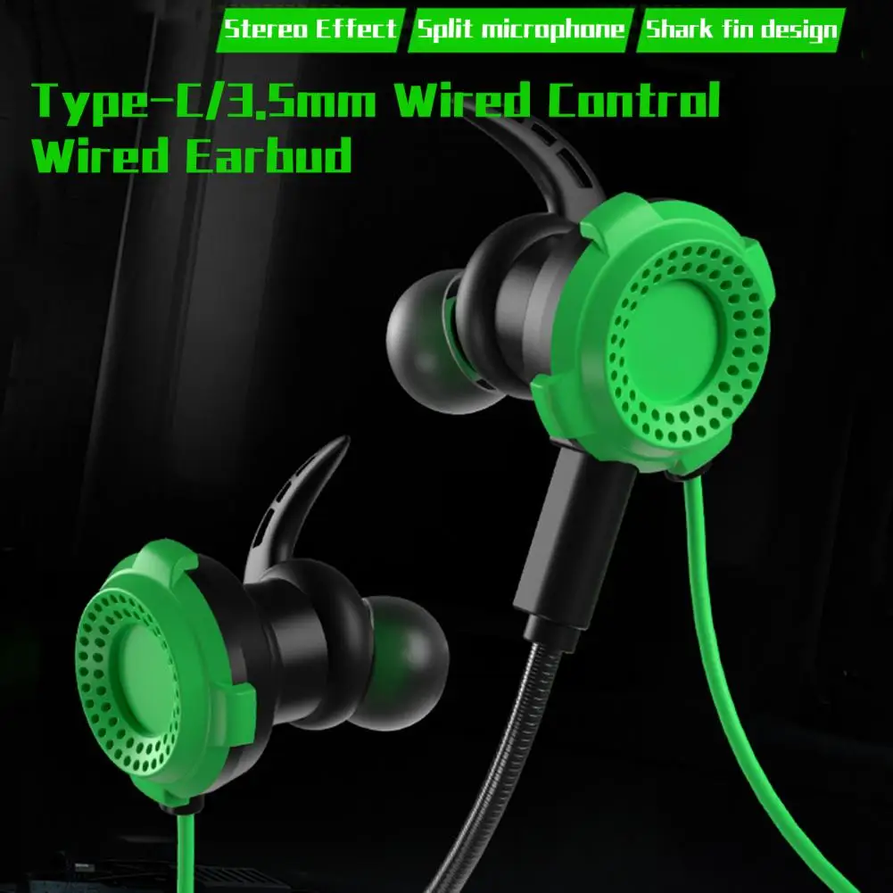 

In-ear Wired Earbud Practical Stereo Effect Waterproof 3.5mm/Type-C In-Ear Wired Headphone Computer Accessories