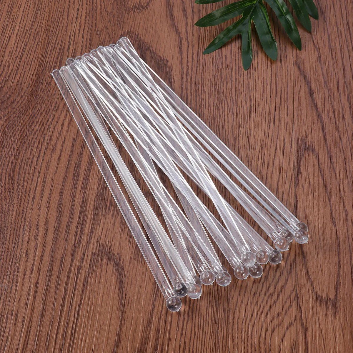 

50Pcs Transparent Cocktail Drink Bar Muddler Round Head Plastic Stirring Mixing sticks Ladle Stirrer Swizzle Stick