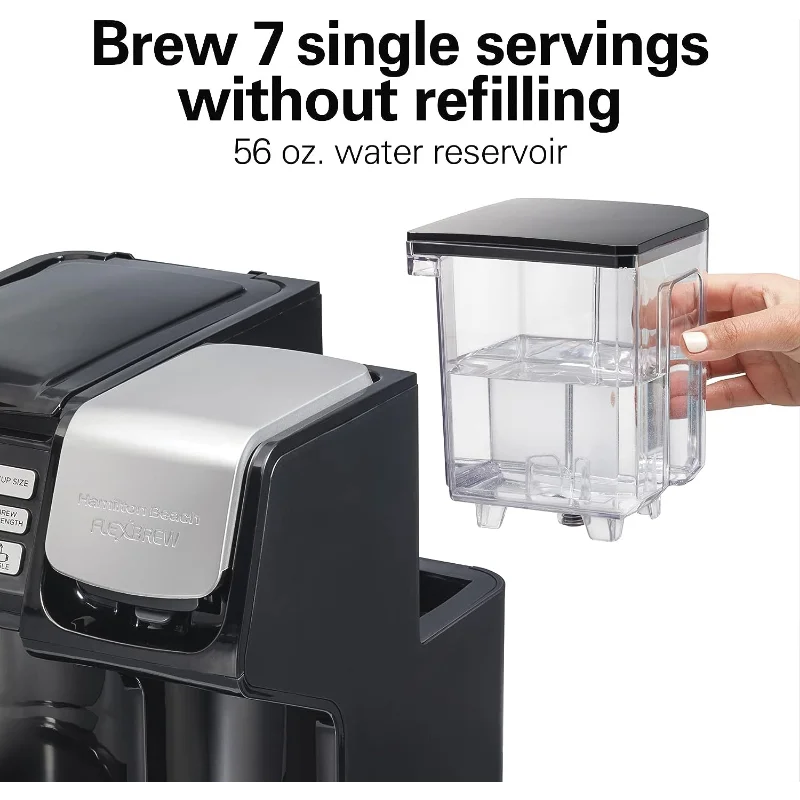 Cafetera de 2 vías Hamilton Beach FlexBrew Trio