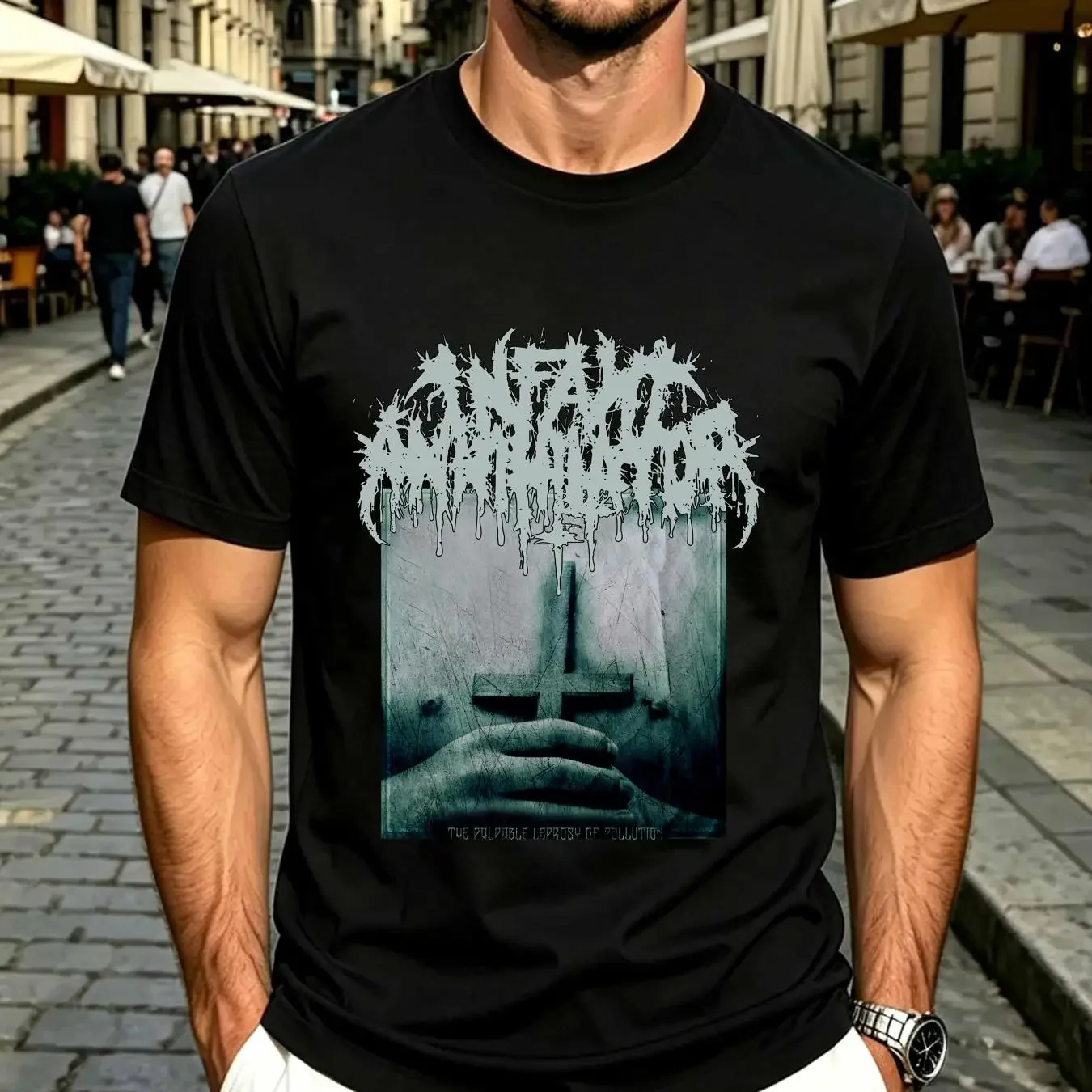 washed T Shirt Infant Annihilator The Palpable Leprosy Of Pollution Men S to 5XL BE1195 vintage Washed Soft Stretched Unisex