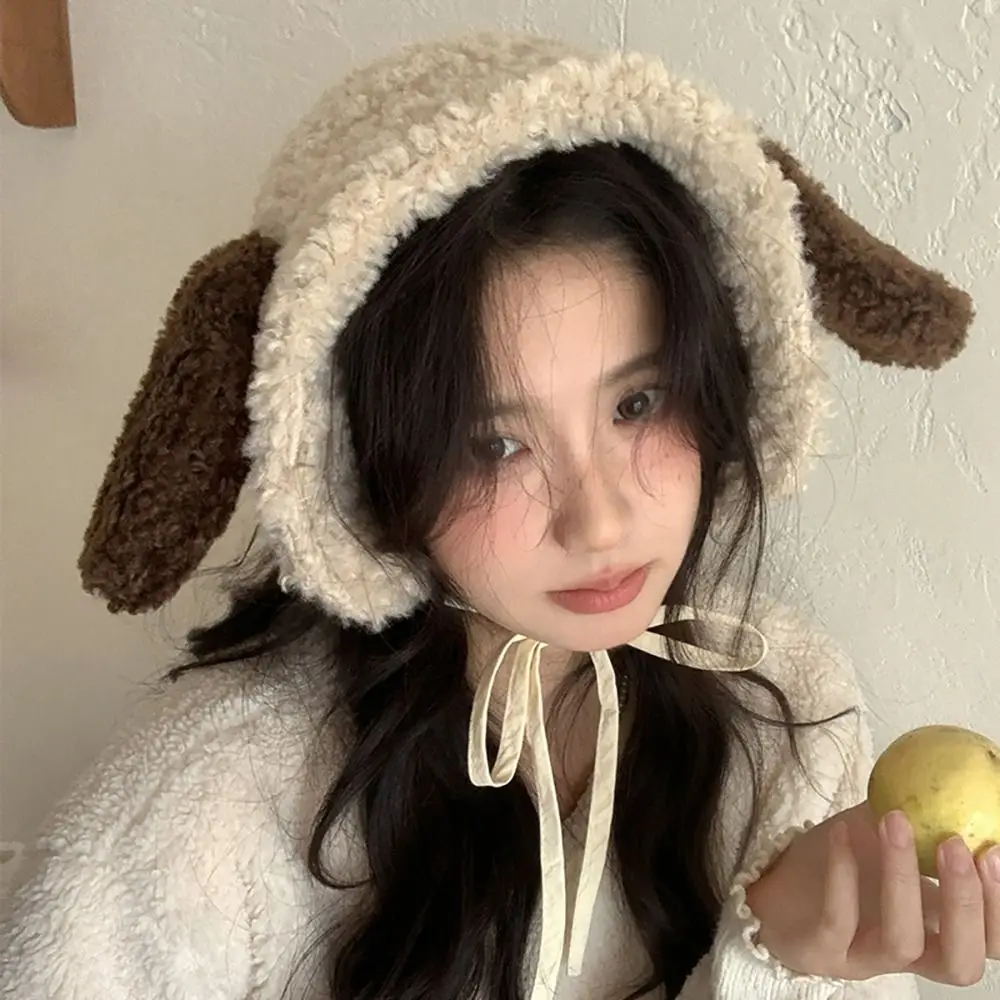 แบบพกพา Lambswool Plush Earmuffs ป้องกันความเย็นฤดูหนาว WARM Fluffy ปลั๊กอุดหูนุ่มฝาครอบหู