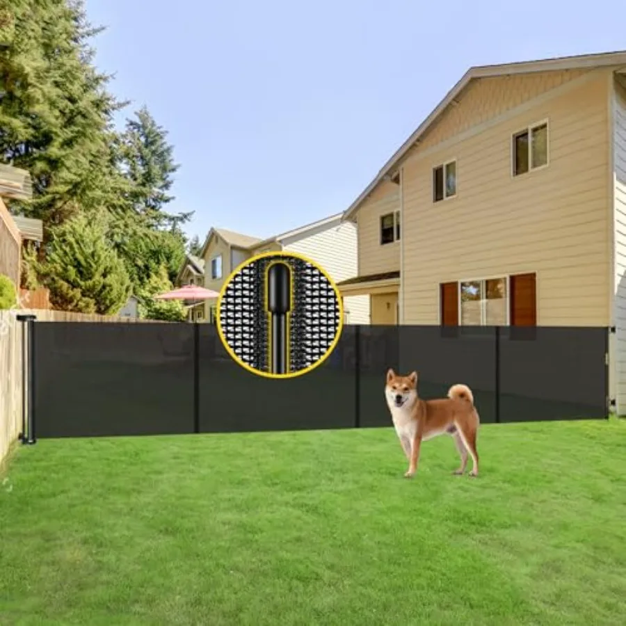 Retractable Extra Wide Baby Gate for Outdoor Use