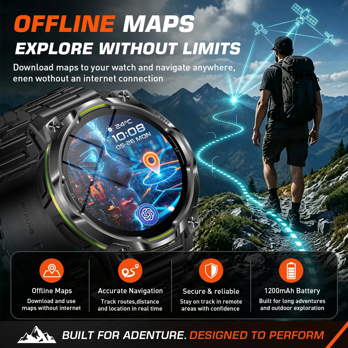 LIGE Neue GPS-Smartwatch mit O – Altimeter Compass Watch Bewertung und Preis