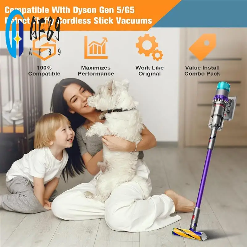 

AF89-Gen 5 Filter Replacement For Dyson Gen 5 Cordless Stick Vacuum Cleaner Parts, 2 Pack
