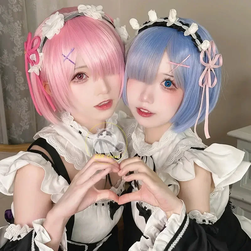 Rem Ram Maid Cosplay Costumes, Re: ontariKara Hajimeru Isekai Seikpetrol, Robes Kawaii, Re Life in a Different World, Anime Maid