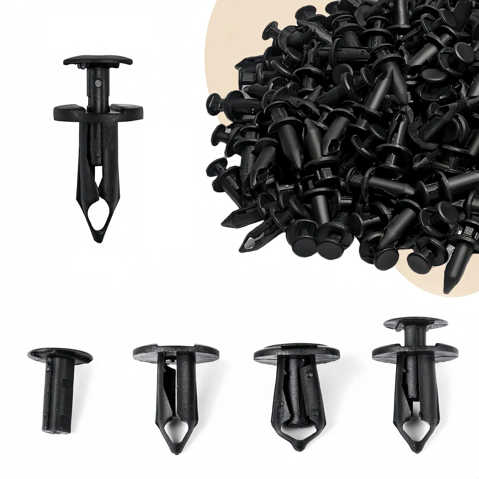 50PCS Fender Rivet Retainer Fastener Mud Flaps Bumper Push Pin Clips 8mm ATV UTV Fit For Can Am Replacement 293150089