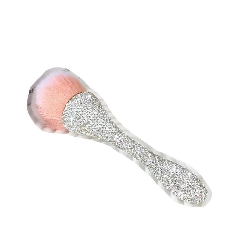 ダイヤモンドセットアイシャドウダストブラシスレンダー小ウエスト美容ツールペーストダイヤモンド細いロッドパウダーブラシ