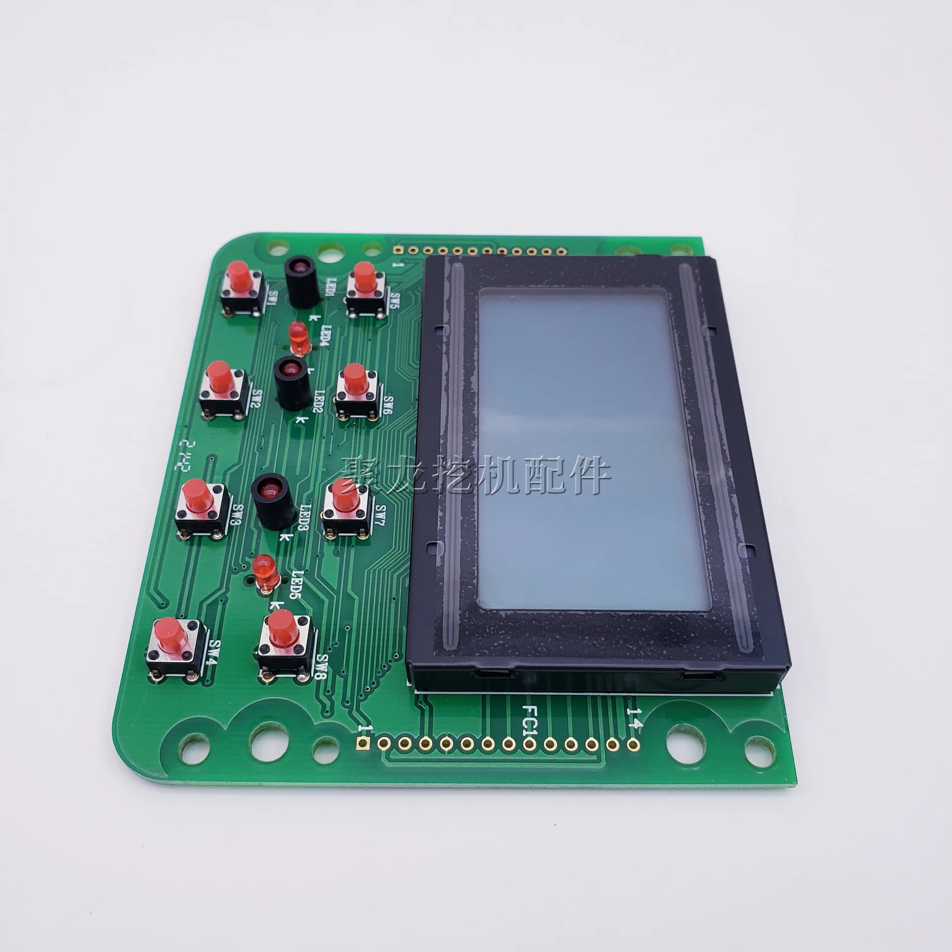 Excavator accessories for KOBELCO SK135SR 120 200 230-6-6E display screen instrument LCD chip CPU board