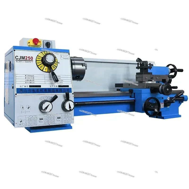 CJM250 Desktop Lathe Home Metal Processing Lathe Small Multifunctional Lathe Woodworking Metal Precision Instrumentation