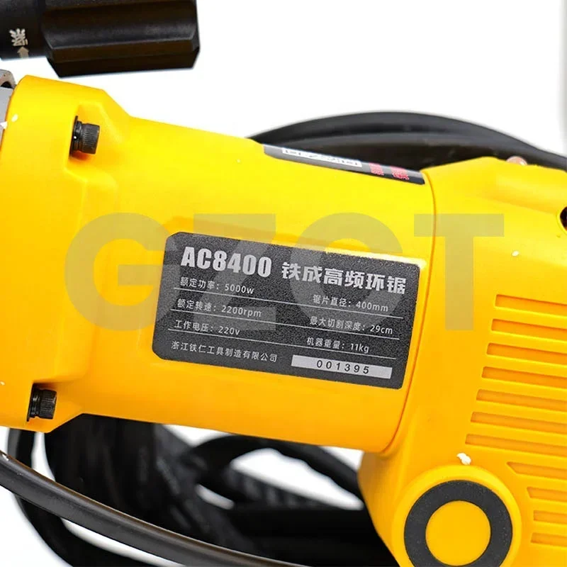 AC8400 Ring Saw 220V High Frequency Electric Ring Saw Machine 390mm 16