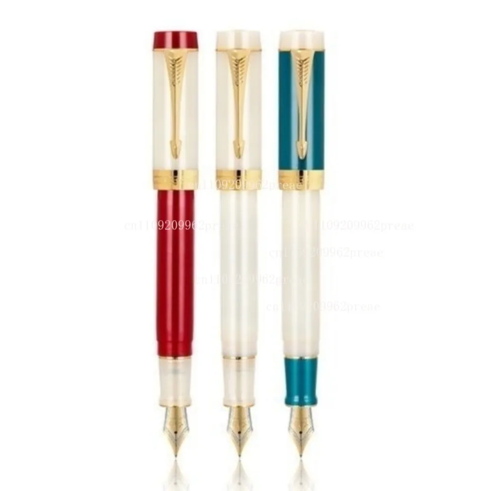 

для новых перьевых ручек Jinhao Century: 100 милых перьевых ручек (синие/красные/прозрачные) с зажимом для стрел — канцелярские принадлежности для офиса, школы