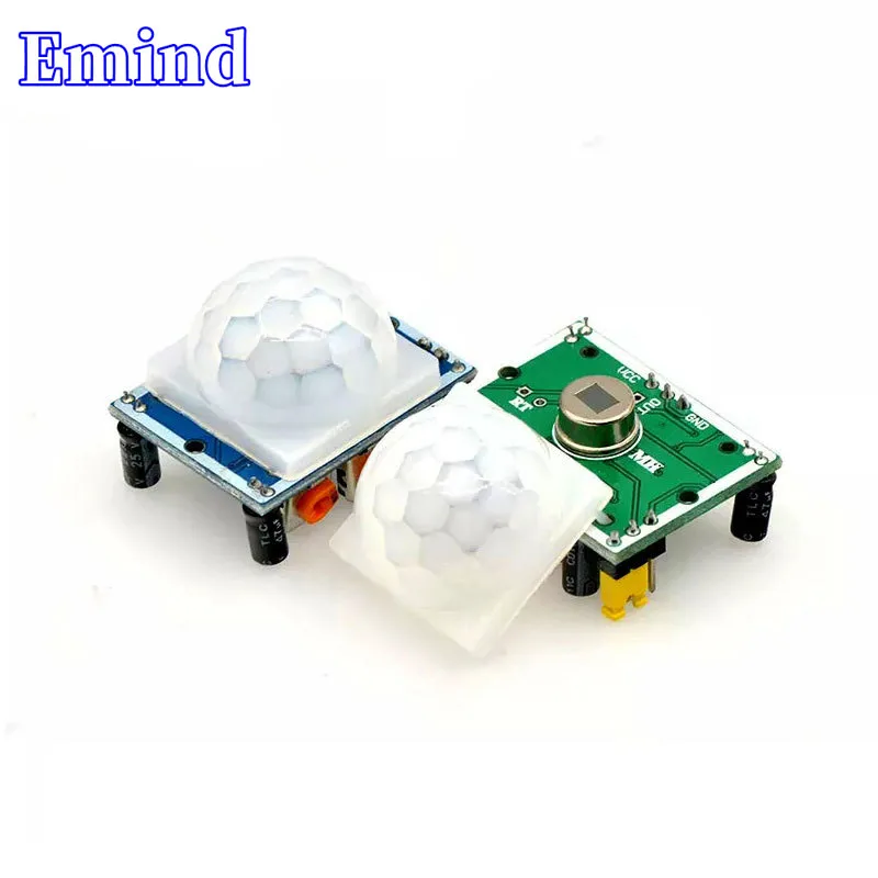 3/10/20/50/100Pcs HC-SR501 Human Body Infrared Sensing Module Infrared Sensor Pyroelectric Probe Induction Switch For Warehouse