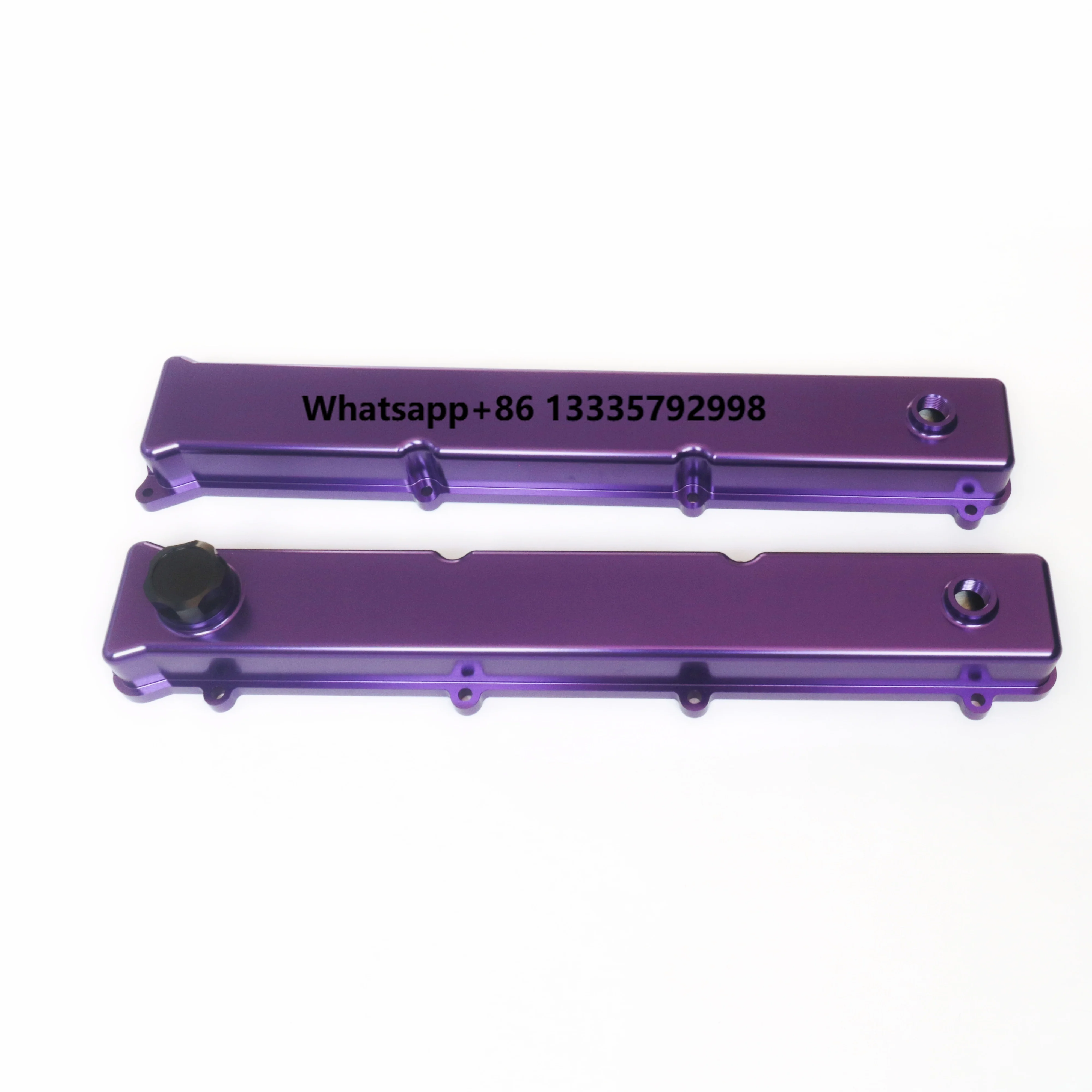 

China Custom 2JZ Slim Type CNC Machined Billet Aluminum Valve Covers