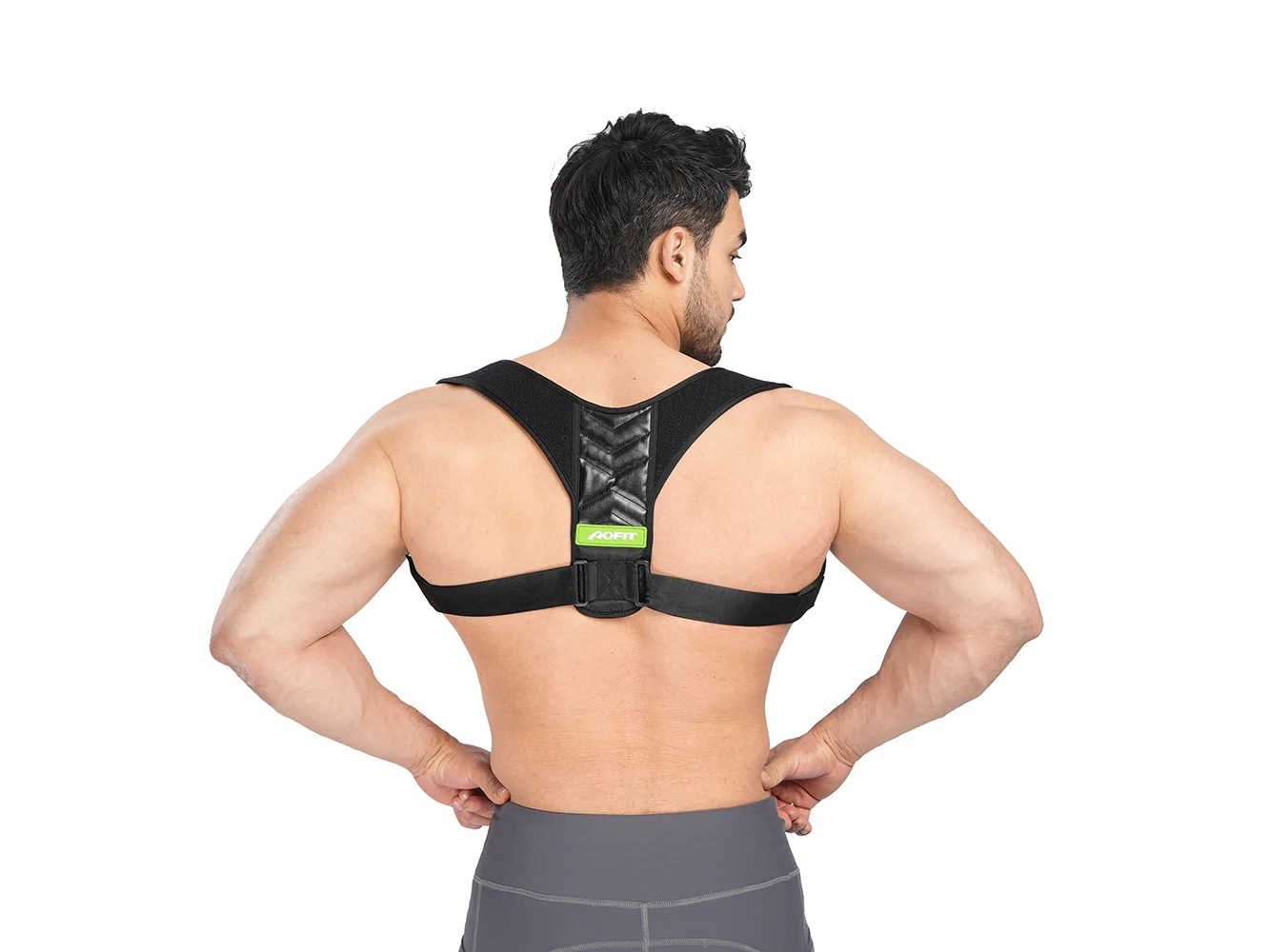 Women Men Neck Pain Relief Adjustable Upper Back Brace Posture Corrector belt for Clavicle Support