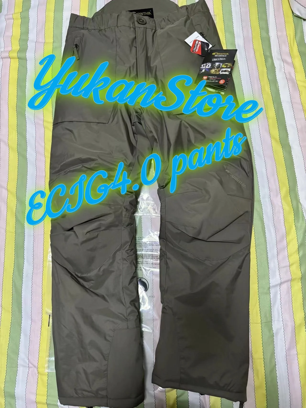 ECIG4.0 Outdoor Tactical Cotton Pants Thickened And Warm G Cotton Windproof And Waterproof