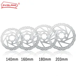 DYISLAND Disc Brake Rotor 140mm/160mm/180mm/203mm Mountain Bike Road Bicycle Stainless steel Disc Brake Rotor