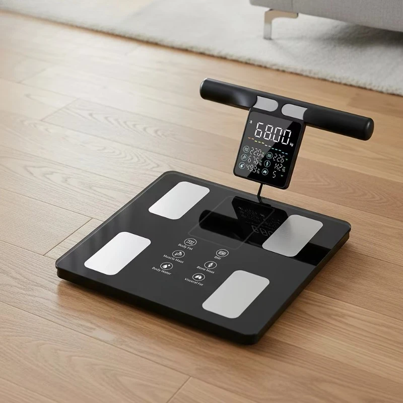 

New 8-electrode intelligent body fat scale 50 kinds of body parameters health monitor, suitable for home gym clinic