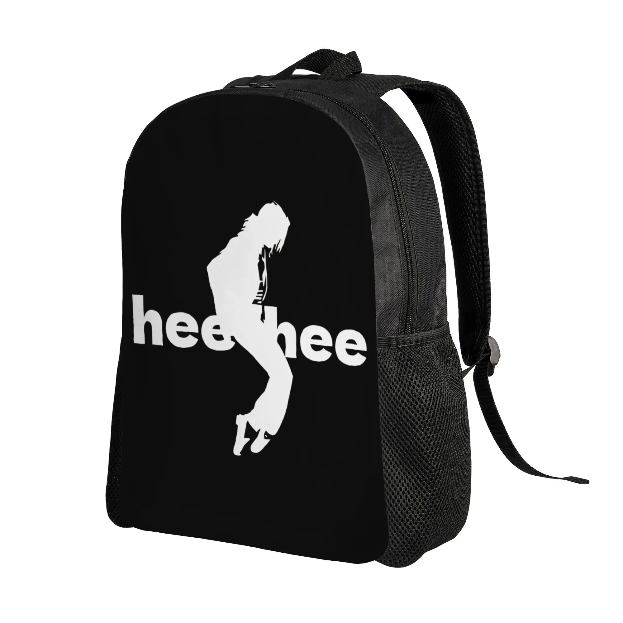 Hee MJ Pop King Classical Backpack Gift Student Hiking Travel M-Michaels Daypack for Men Women Laptop Canvas Bags