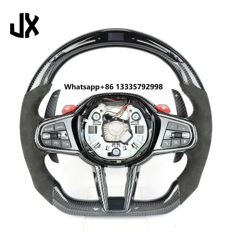 

Carbon Fiber LED Steering Wheel Applicable to the Old Upgraded New M4 for G80 G81 F90 G30 G31 G26 G03 G04 G07 G38 G87 G82