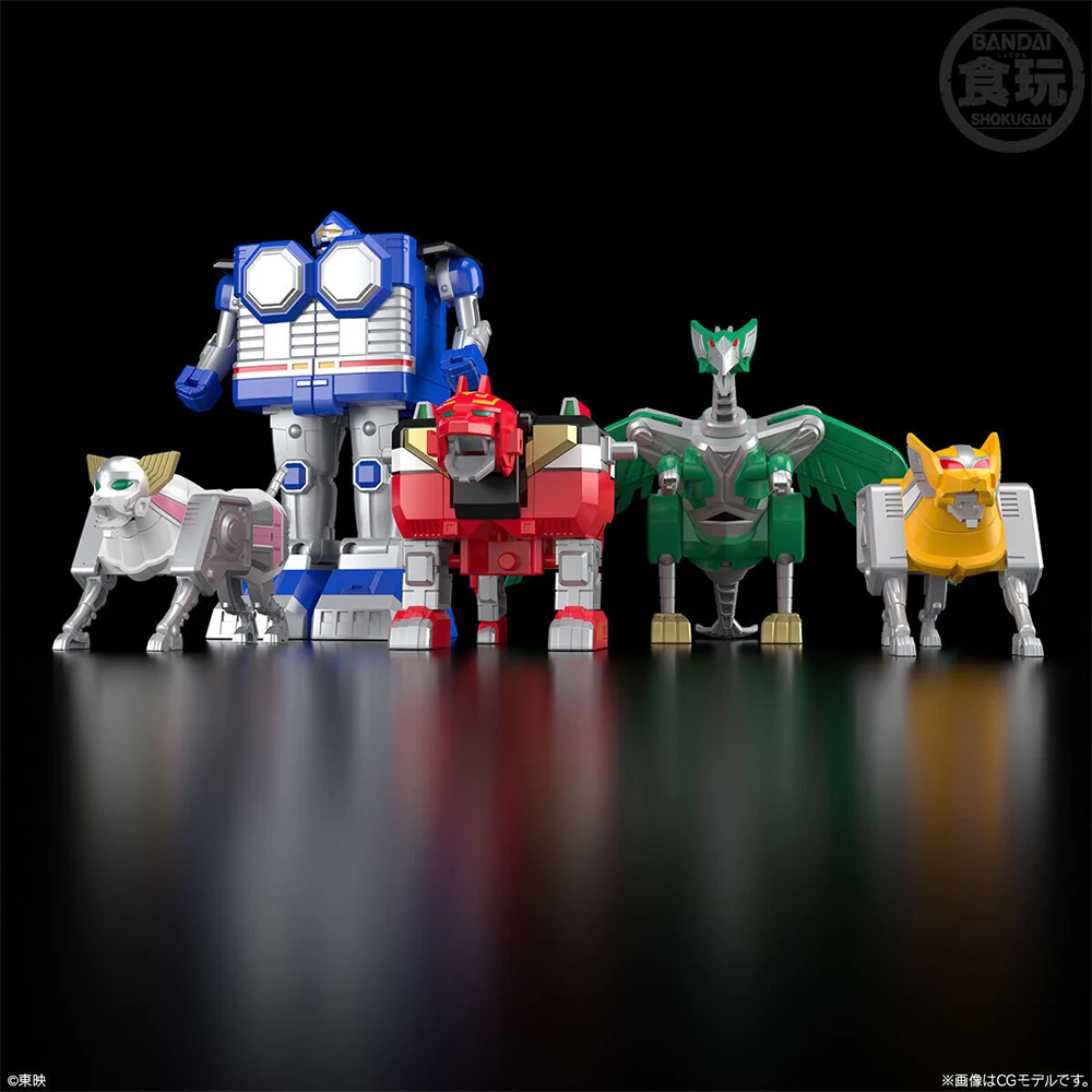 In Stock Original Bandai Smp Seijuu Sentai Gingaman Gingaioh Action Figures Animal Robot Collectible Model Toys Gifts