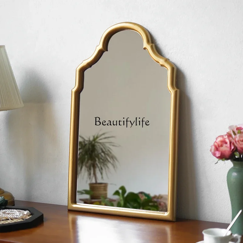

yj21 yj31 American Wall-Mounted Makeup Mirror Modern Minimalist Entrance Washroom Vintage Bathroom Decorative Mirror