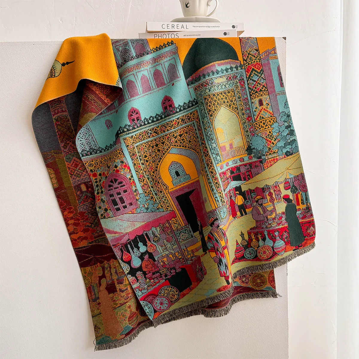 Women Imitation Cashmere Scarf - Pashmina Wrap Large review and price