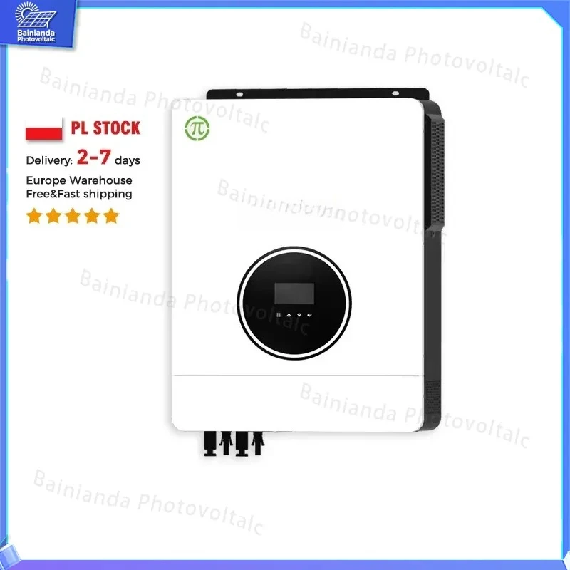 10KW 48V Hybrid Solar Inverter with MPPT Charge Controller 160A Dual Output Grid Tied Off Grid Inverter for Home Solar Power