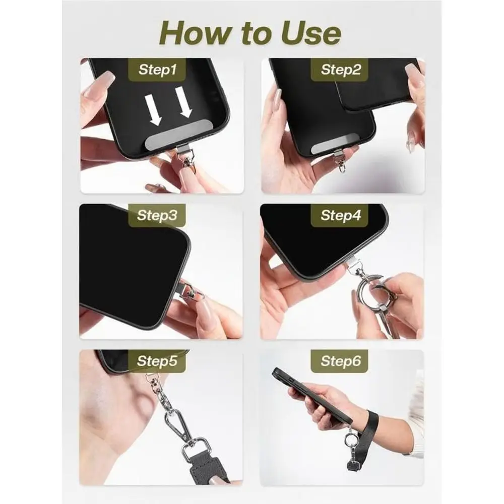 

Многофункциональный регулируемый ремешок для телефона через плечо с большой вместимостью, сумка-кошелек для телефона через плечо, шейная цепочка безопасности с креплением