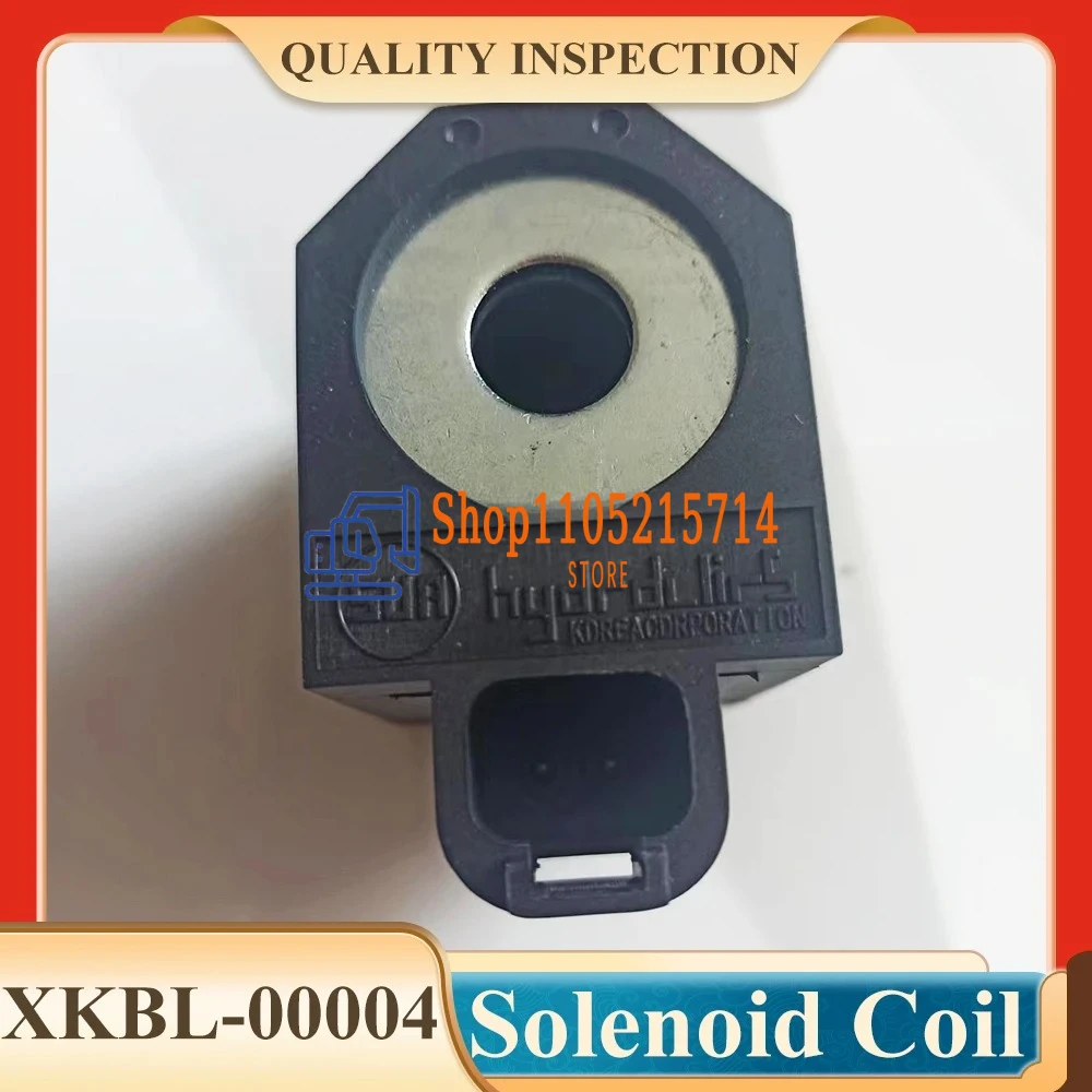 Solenoid Valve Coil 24V XKBL-00004 R110-7 R200W-7 R210W-9 Excavator Spare Parts