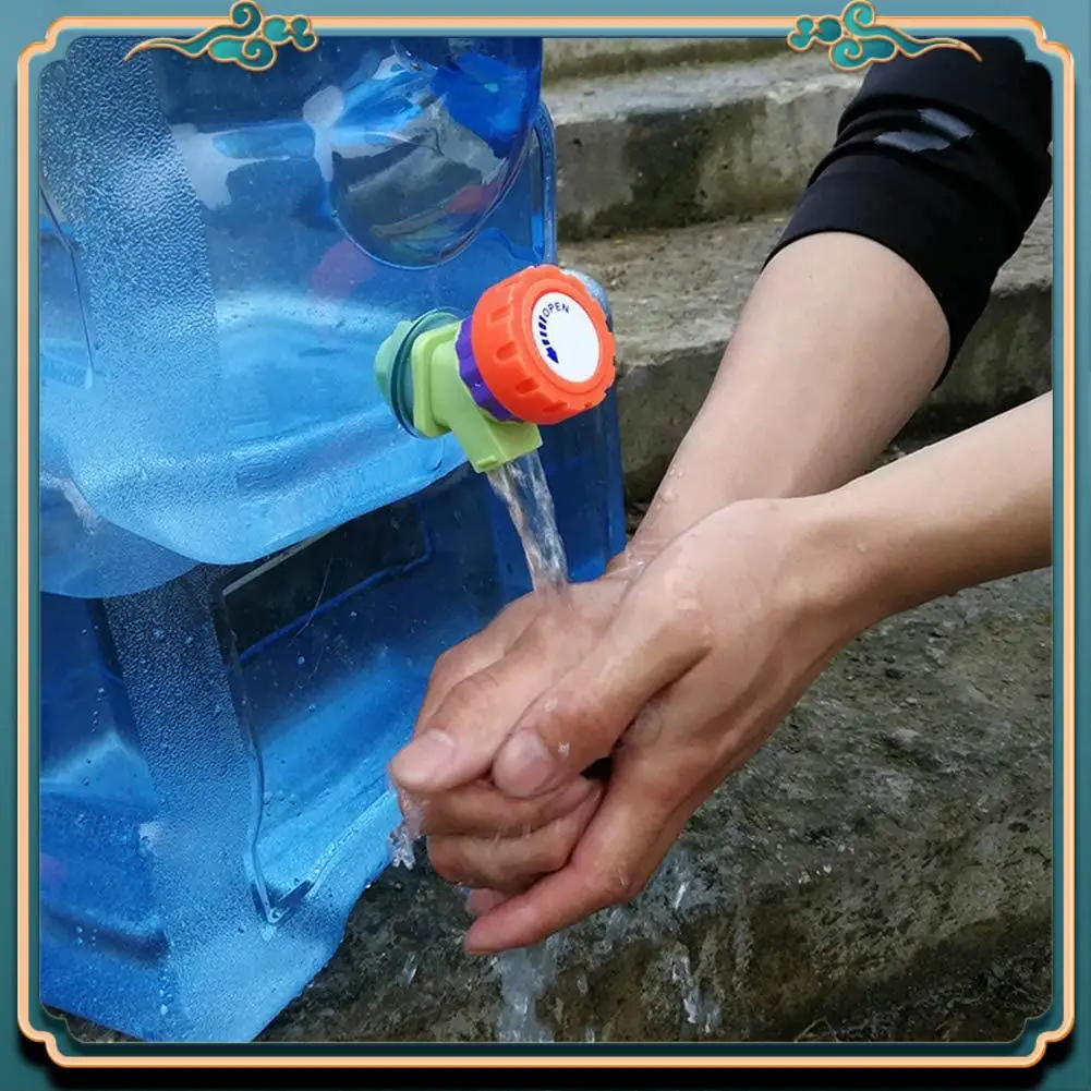 

Latest Water Canister With Tap And Handles,12L Camping Portable Bucket Car Water Container With Lid For Outdoor Travel