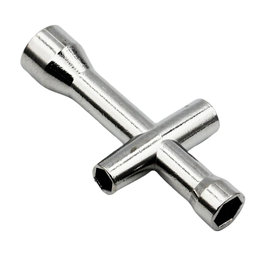 5PCS M2 M2.5 M3 M4 Sliver Alloy Steel Mini Cross Wrench Socket Spanner for RC Model  Robot Specific