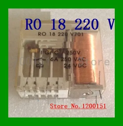 

RO18 220 V 701-DC24V Used, relay DIP-10