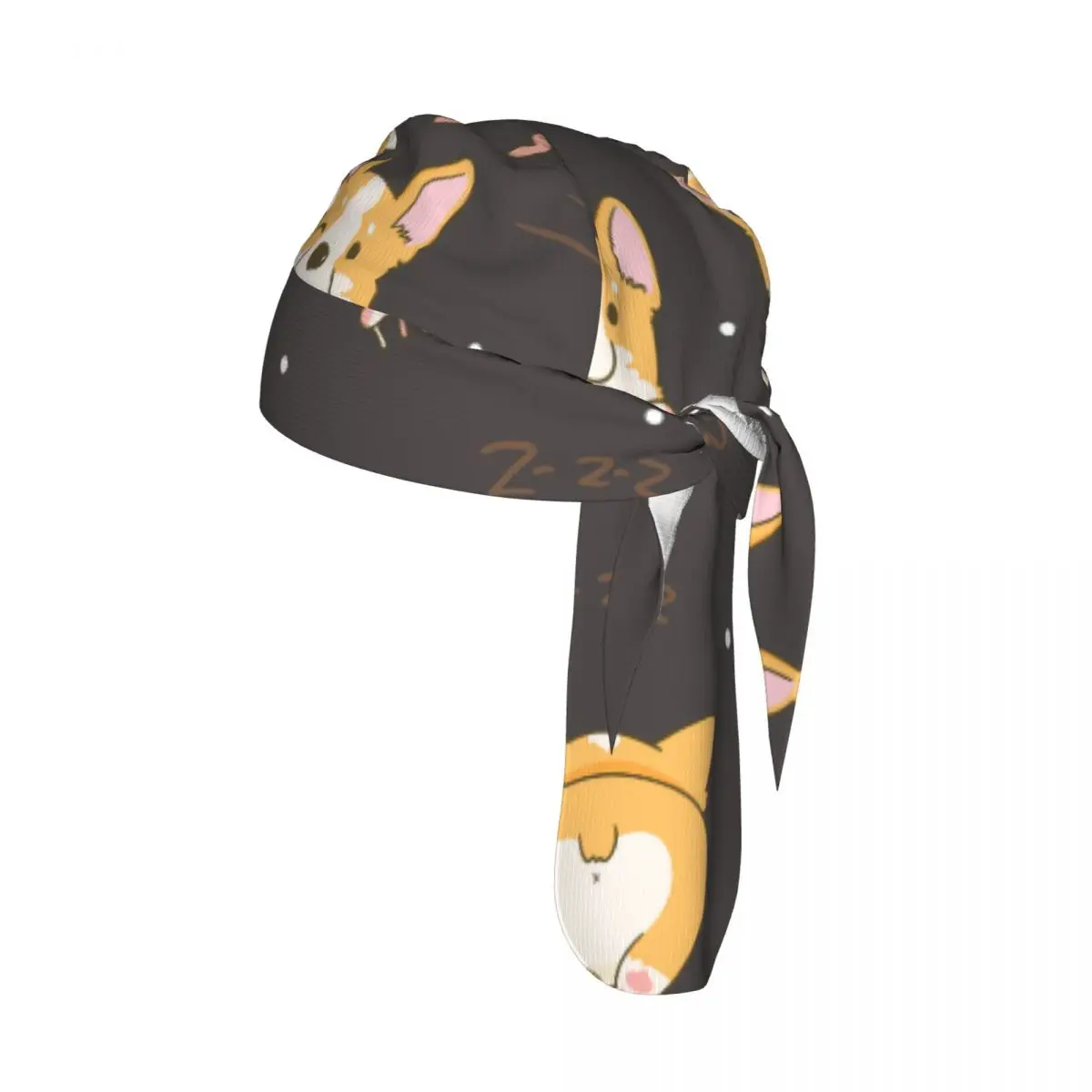 

Bicycle Headband Cap Cute Corgi Dogs In Various Poses Cycling Headscarf Quick-dry Sun-Protective Hat Head Scarf