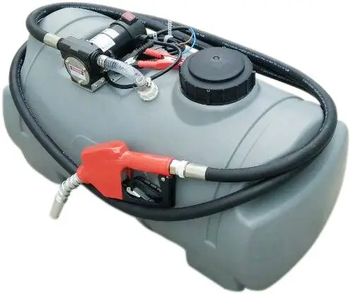 

100L Diesel Tank Fuel Station Portable Filling Station Petrol Fuel Caddy Carbon Diesel Tank HUB Diesel transfer fuel tank