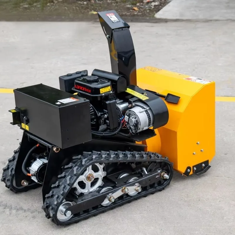 High-quality new remote control snow sweeping robot crawler snow blower